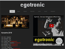 Tablet Screenshot of egotronic.net